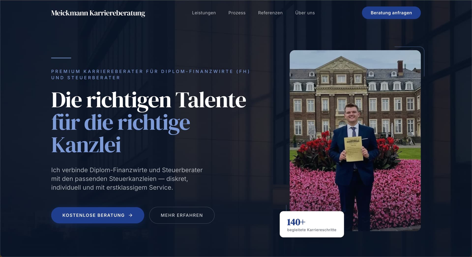 Website Referenz – Meickmann Karriereberatung